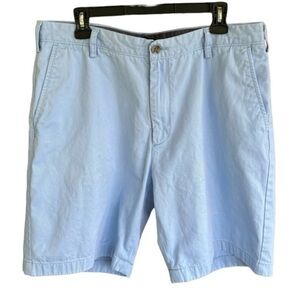 Nautica Deck Shorts Size 36 Light Blue Chino Short 8.5" Inseam